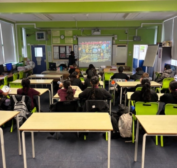 The first Build Your Business Workshop session at Ashlawn School