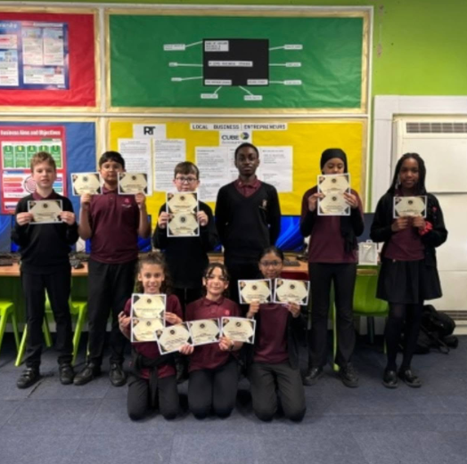 Students taking part in a National Schools Innovation Blueprint enrichment session